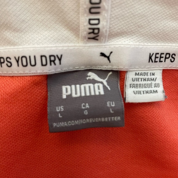 PUMA 1/2 zip pullover size large - Picture 6 of 6